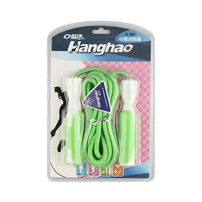 07bd1d6d-1412-4f25-8236-de367014219c طناب ورزشی بدنسازی Hanghao - H6601 | سبز/سفید - Image 1