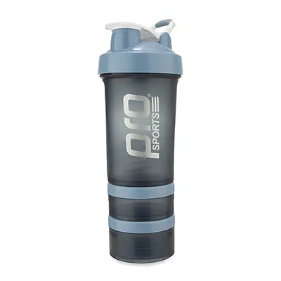 0e6abd5c-c798-4547-97a6-b7e92c336f8e قمقمه شیکر ورزشی 500 سی سی پرو اسپرتز 3 تکه | سرمه ای - Image 1