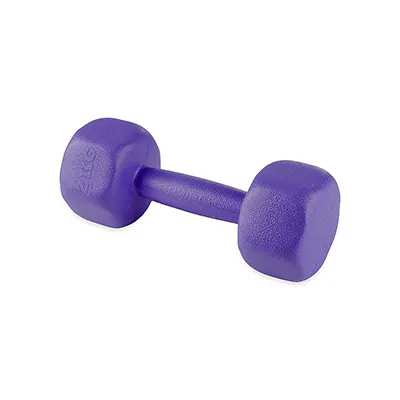 12860dea-e93c-4f4f-b528-4acb84f01f41 دمبل بدنسازی ایروبیک بانوان تکی 2 کیلویی رادیس فیت | بنفش - Image 1