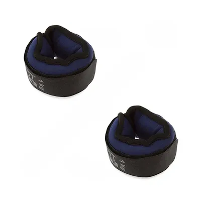221105bf-73c1-4219-b750-216cf6db4128-mmedium وزنه پا بدنسازی جفتی شنی 1کیلویی MZA TOPFIT | آبی/ مشکی - Image 1
