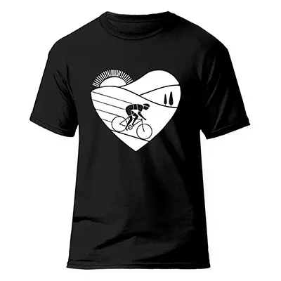 2b47446b-0c79-42eb-9d0c-e06f4c60a481 تیشرت دوچرخه سواری فشن لاین BIKE 8 | مشکی/سفید - Image 1