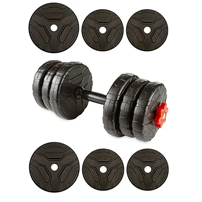 3be9c1f4-8a48-4922-8faf-34f273054e9d دمبل بدنسازی متغیر کامپوزیتی تکی 7 کیلویی رادیس فیت | مشکی - Image 1