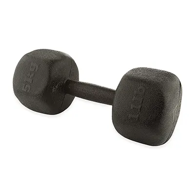 42af330d-0566-40c2-9b92-3a19b3b80228 دمبل بدنسازی ایروبیک بانوان تکی 5 کیلویی رادیس فیت | مشکی - Image 1