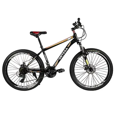 4a7edc5c-c768-4207-9062-8a920540f094 دوچرخه مردانه ORTEGA - SHIMANO دیسکی سایز 26 | مشکی/نارنجی - Image 1