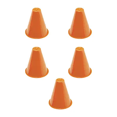 5744a62b-da2d-4777-94b2-e9e3d48038de مانع تمرین اسکیتی مخروطی 8 سانتیمتری بسته 5 عددی | نارنجی - Image 1