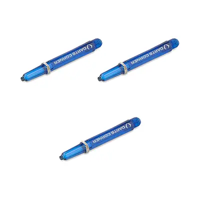 669ac954-1c17-42a3-a100-7dfe9be50890 شفت دارت پلی کربنات DARTS CORNER متوسط بسته سه عددی | آبی - Image 1