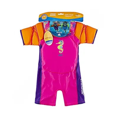 7447884d-22f5-4d58-943a-8c97caf27cd1 جلیقه شنا بچه گانه زاگز Water Wings Floatsuit | صورتی/بنفش - Image 1