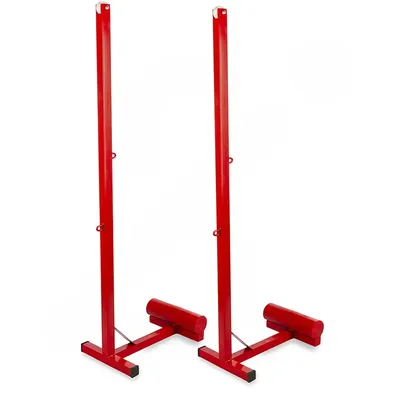 85f69969-b4c0-42bc-a188-754882131650-mmedium پایه تور بدمینتون متحرک ایران اسپورتر جفتی سبک | قرمز - Image 1