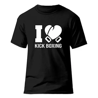 a012a7a6-9fe0-494b-b9d4-b858114df3c9 تیشرت کیک بوکسینگ فشن لاین Kick Boxing 2 | مشکی/سفید - Image 1