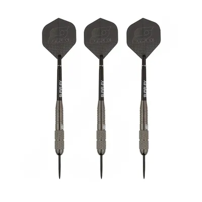 a6f8defb-b2e4-4cae-adfb-f9a05c35f1e6-mmedium تیر دارت یدک سوزنی سان فلکس 09 استیل 24گرمی بسته 3 عددی SHY | مشکی - Image 1