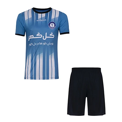 a8fb5a81-9b26-4989-9c02-ee46bee4a9d3 ست پیراهن شورت تیم گل گهر آلشپرت MUH2308-404 هواداری | آبی/ مشکی - Image 1