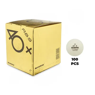 aa8f66fb-93f8-40de-92d0-461b139953d6-mmedium توپ پینگ پنگ سانوی 1 ستاره ABS +40 بسته 100 عددی | سفید - Image 1
