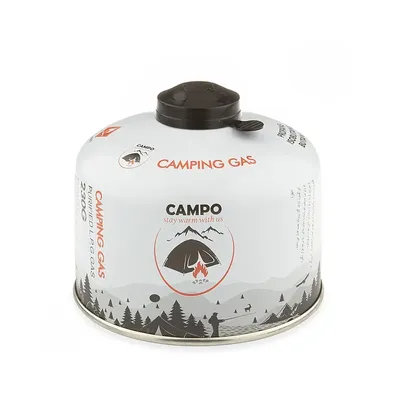 b3ae558a-f89b-4d4c-8482-9e3eeddf62a2-mmedium کپسول گاز کوهنوردی ۲۳۰ گرمی کمپو CAMPO ABS | طوسی - Image 1