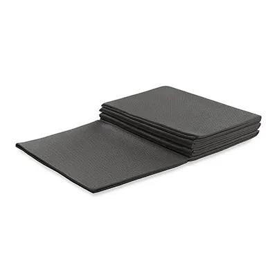 b4afebe6-36bb-4753-a07b-5066a96175d6 زیرانداز بدنسازی مت یوگا 4 میلیمتری تاشو ریسینز | مشکی - Image 1