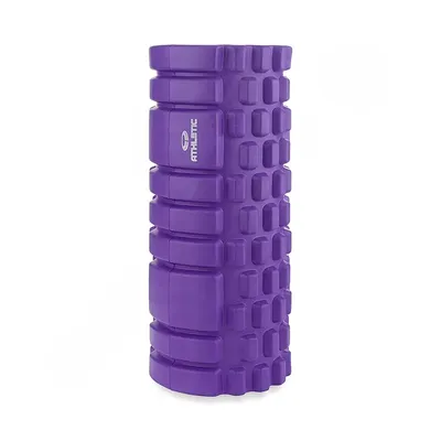 bc31a80f-658d-4a17-8fa2-416078b8de08-mmedium فوم رولر بدنسازی آجدار 33 سانتیمتری اتلتیک AT- 3314 | بنفش - Image 1