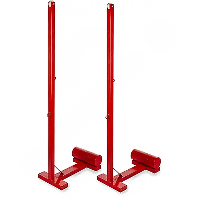 c4151948-5461-4f52-ac42-b1b65b13de9e پایه تور بدمینتون متحرک ایران اسپورتر جفتی سنگین | قرمز - Image 1