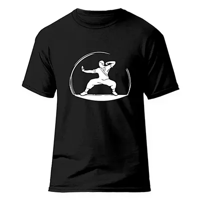 d3162834-4f39-4ad5-ba81-82bf1837289b تیشرت کونگ فو فشن لاین Kung Fu 8 | مشکی/سفید - Image 1