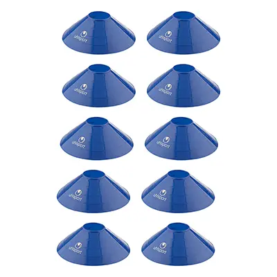 db0bc441-06cd-43e4-858a-3a5ca491c125 مانع تمرین فوتبال بشقابی کنز ژله ای آلشپرت بسته 10 عددی | آبی - Image 1