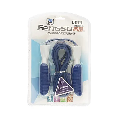 ddb5120f-fc83-4ffb-b1d4-066dfaf4ed4d طناب ورزشی بدنسازی FENGSU -FS2005 | آبي/سفيد - Image 1