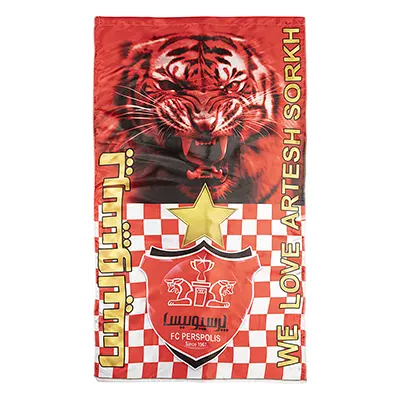 e37e3e8d-eda4-47ae-816e-f22309180873 پرچم هواداری فوتبال تیم پرسپولیس 03 | قرمز/مشکی - Image 1