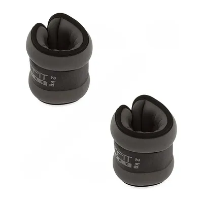 e69c99de-dafd-4273-b21c-39828dd5d51a-mmedium وزنه پا بدنسازی جفتی شنی 2کیلویی MZA TOPFIT | طوسی/مشکی - Image 1
