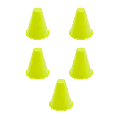 e752d613-3d3a-4ad8-9001-392615d754cf مانع تمرین اسکیتی مخروطی 8 سانتیمتری بسته 5 عددی | فسفری - Image 1