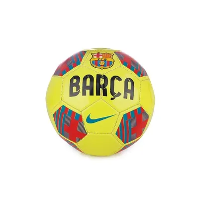 03a364d2cbfc4f1299f2bf299745b6c1-mmedium توپ آموزشی فوتبال مینی بارسلونا DST | فسفری/قرمز - Image 1
