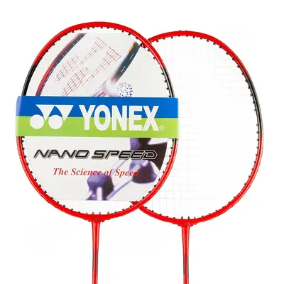 4f8b5b9d-5761-4484-a028-409c94fff78d-mmedium راکت بدمينتون جفتی طرح يونکس VOLTRIC | قرمز/مشکی - Image 1