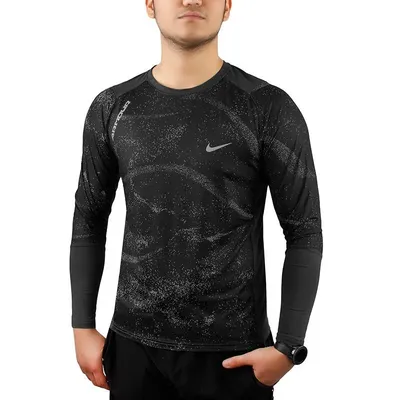 5a86133a5cfb4effb27988b65472d4ca-mmedium بلوز ورزشی مردانه نایک ARMOUR 518 | مشکی - Image 1