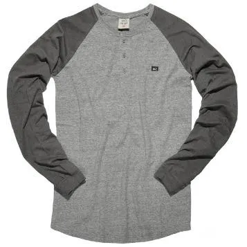 8e8f9996137244e4a86305a81287b9e8-mmedium بلوز مردانه K1X آستین بلند Tag Henley | طوسی - Image 1