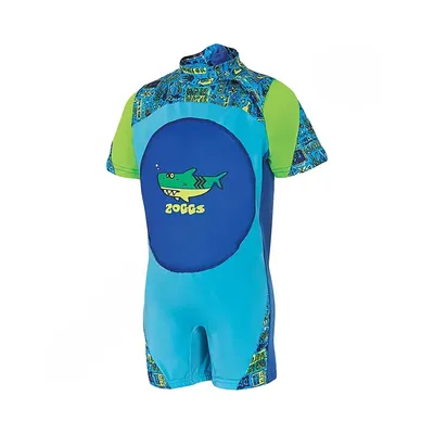 aa1a8d2c-fade-4ca9-9d57-f0abe52fa5f9-mmedium جليقه شنا بچه گانه زاگز نيم تنه Swimfree Tm Floatsuit | آبی/بنفش - Image 1