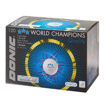 e263525e848f4acd8eda22c0fbe18f51-mmedium توپ پینگ پنگ دونیک 3 ستاره ABS (بسته 120 عددی) HGH | بدون رنگ - Image 1