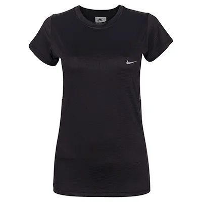 90e3a232-f950-4ef1-b77b-885b6118ee89 تیشرت ورزشی زنانه طرح نایک 2472 | مشکی - Image 1