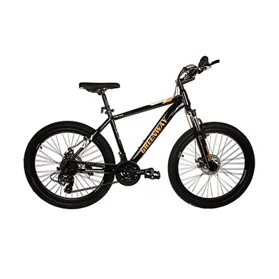 aa1f20c1-98b3-4f0d-85f5-a67251eff420 دوچرخه کمک دار GREENWAY 26*18 - 2611 استیل دیسکی سایز 26 | مشکی - Image 1