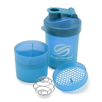02f9cf1d22ec44af8f4f5f728bf0a847-mmedium-2 قمقمه شیکر 3 تکه 400 سی سی Smart Shake | آبی - Image 1