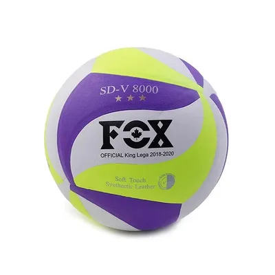 03146e2b8162459aab892701a878b2e1-mmedium توپ والیبال فاکس FOX SD-V8000 DST | بنفش/فسفری - Image 1