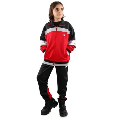 094f56df0f5e49b5b06797b1f1966d26-mmedium گرمکن شلوار بچه گانه طرح فیلا 4027 | مشکی/قرمز - Image 1