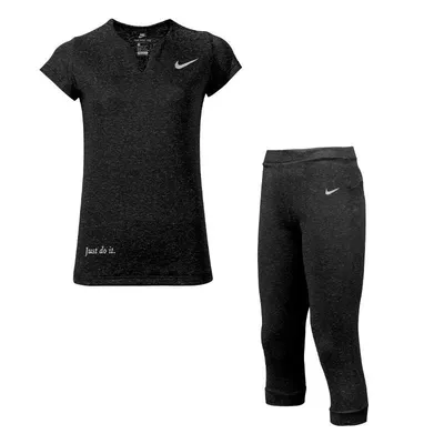 152c8ba7fd57474288bcace9241b614f-mmedium ست تیشرت شلوار ورزشی زنانه طرح نایک کوتاه Just Do it ANG | مشکی - Image 1