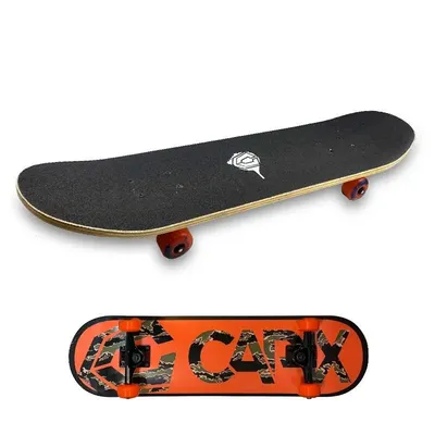 18c67ccc72cc46b5924b3e05ce3cf31e-mmedium-2 اسکیت برد نمایشی کپیکس CAPIX بزرگ | نارنجی/مشکی - Image 1