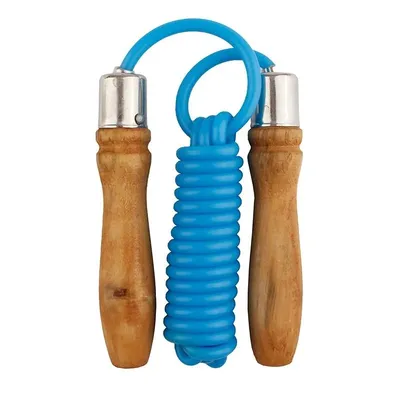 2d6cda7b07ec48a88f7c965a28af995d-mmedium طناب ورزشی بدنسازی دسته چوبی 200 DST | آبی - Image 1