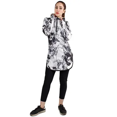 33ba2dafc57d43b8a1497ae1b397cc31-mmedium-2 تونیک نیم زیپ زنانه طرح نایک | طوسی/مشکی - Image 1