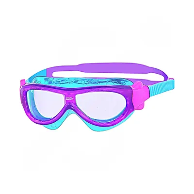 39b307b5-c76e-4cc9-9b7a-f63dd68d37de عینک شنا بچه گانه زاگز phantom kids mask HMK | بنفش/آبی - Image 1