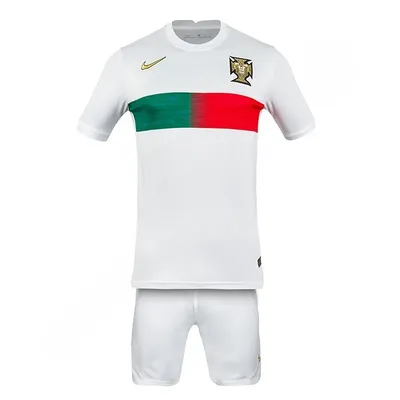 4e0f8d784f6c4056a9d887184f57229b-mmedium ست پیراهن شورت فوتبال دوم تیم ملی پرتغال نایک | سفید - Image 1