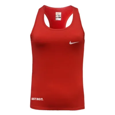 4e66a9aec470457e8bd365d3b975eb6e-mmedium تاپ ورزشی زنانه طرح نایک پریمیوم فیت تی | قرمز - Image 1