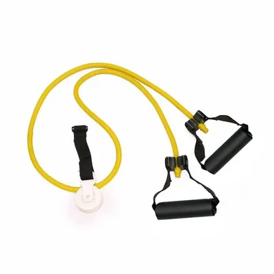 5b858f8a0a894e3da4bb409a299e9cc1-mmedium کش بدنسازی مقاومتی کشتی تن زیب TST قرقره ای 1/5 متری Light | زرد - Image 1