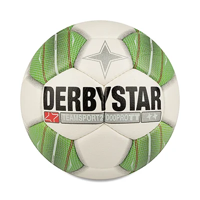 611fe1ac-c500-4108-835b-d7bfc00549d0 توپ فوتبال دربی استار TEAMSPORT2000PRO دوختی | سفید/سبز - Image 1