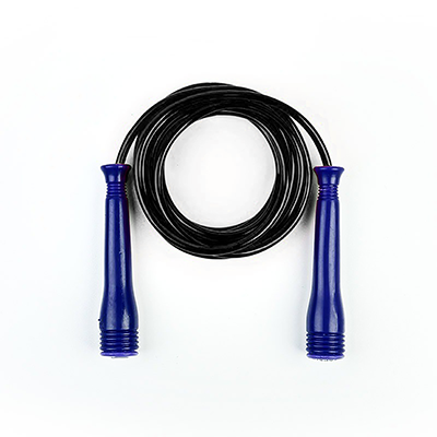 65d5de4a-57a0-4d99-95e9-1ebcad96b361 طناب ورزشی بدنسازی تن زیب ژله ای 6 میل | بنفش/مشکی - Image 1