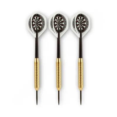 66a61d8e455e4b7a97898de5ec1330b5-mmedium تیر دارت یدک سوزنی وین ماعو 22گرمی استیل بسته 3 عددی SHY | مشکی/سفید - Image 1