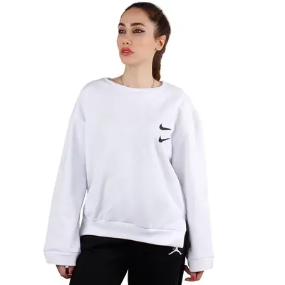 808c3db9d79a47b8b9b7d7ec65af59a2-mmedium بلوز زنانه طرح نایک اسلش | سفید - Image 1