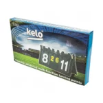 شماره انداز پینگ پنگ Kelo مدل K054 بدون تایم | مشکی/سفید - تصویر 11